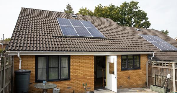 Eastlight new home with solar panels