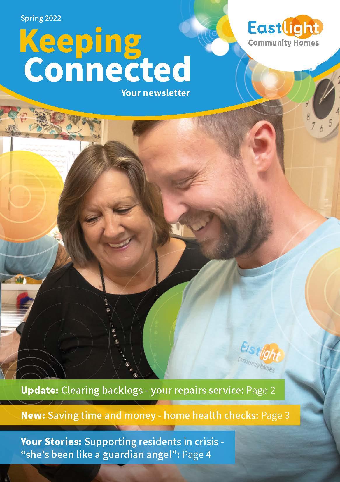Keeping Connected Spring 2022 Front Cover