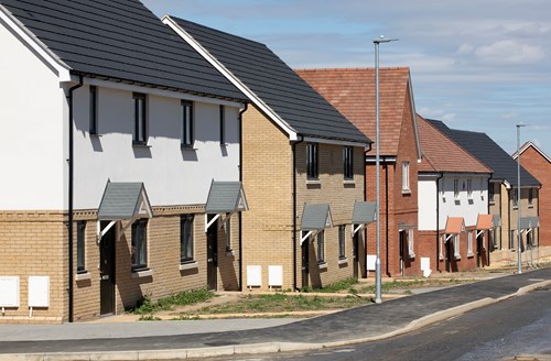 New Eastlight homes at Mount Hill, Halstead (Essex)