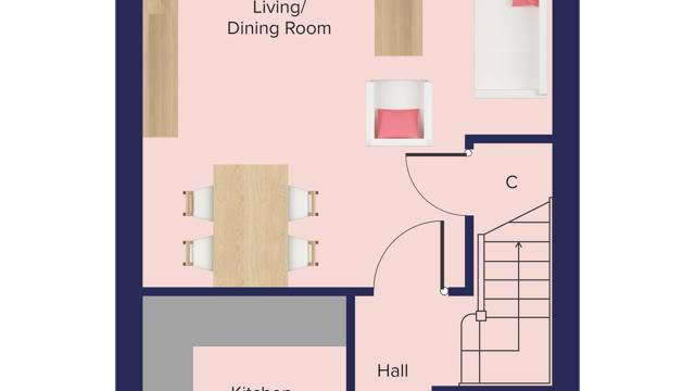 Hall Lane, Drayton 2 Bed GF