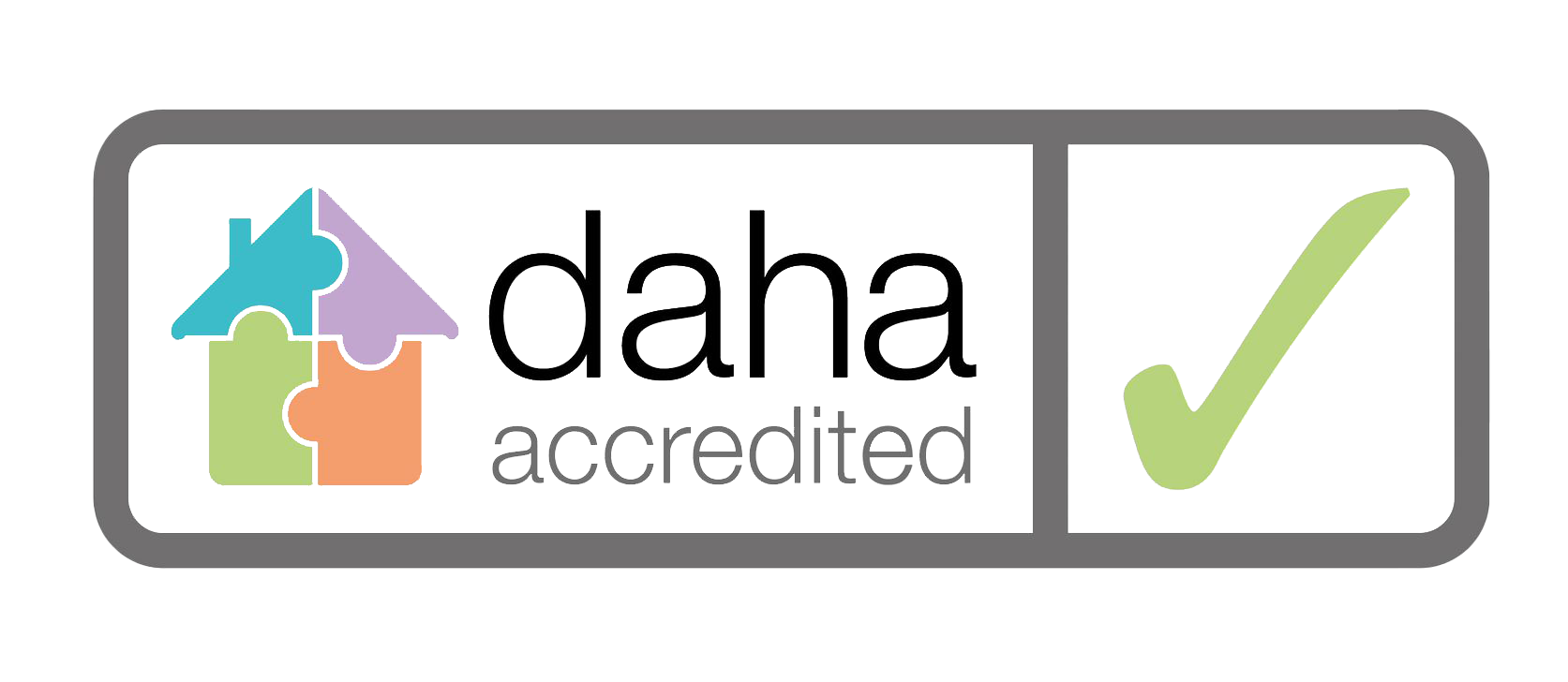 Daha accredited logo