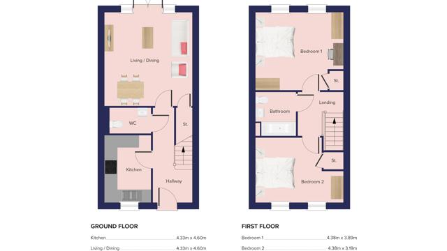 Floor Plan Daraland 2BH (1)