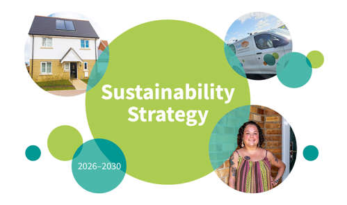 Graphics and images: 'Sustainability Strategy 2026-2030'
