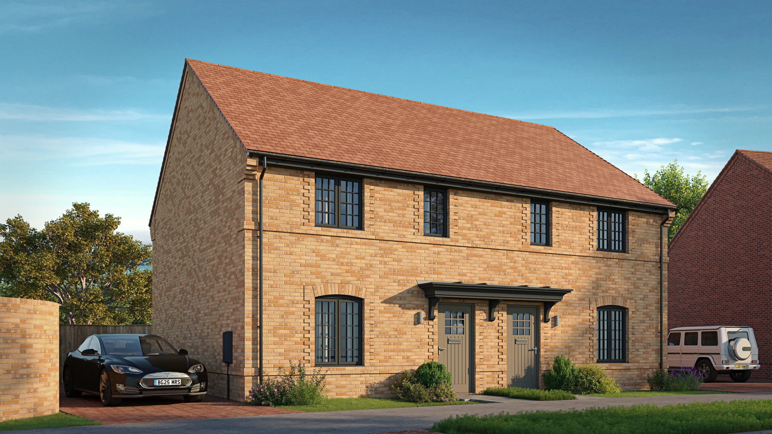 Scene Elsenham Phase 2, Eastlight Homes 390 391 00000